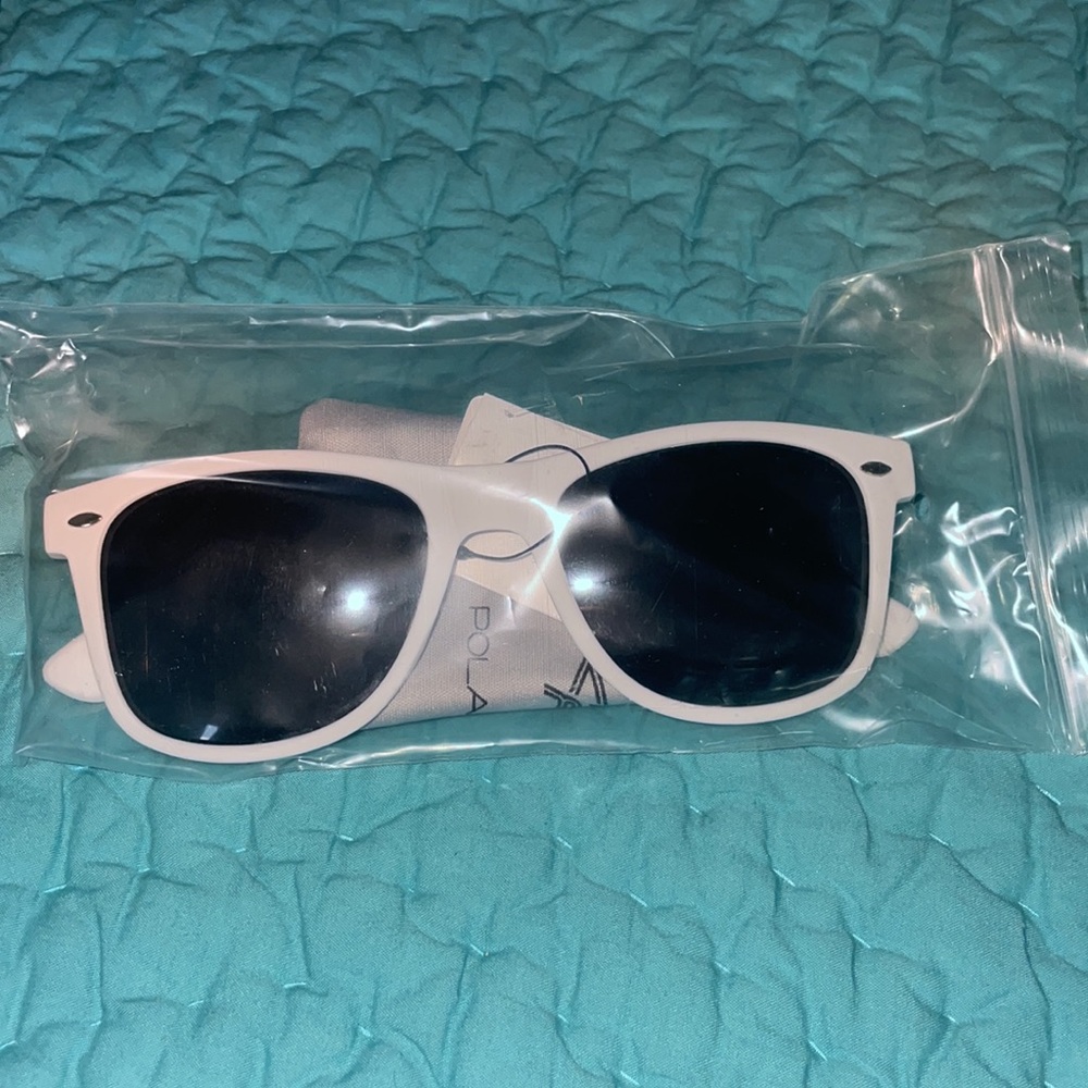 white sunglasses